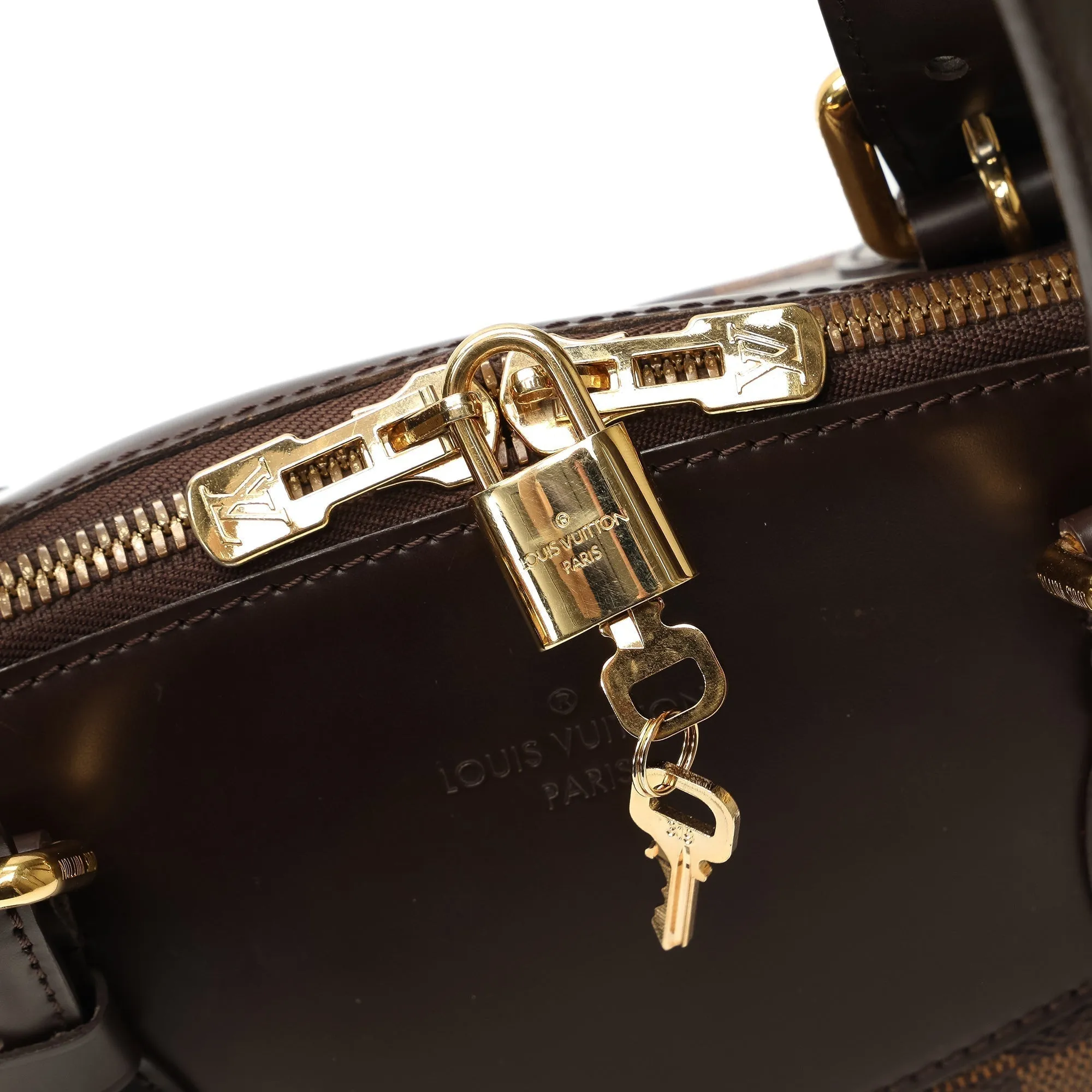 Brown Louis Vuitton Damier Ebene Verona GM Shoulder Bag