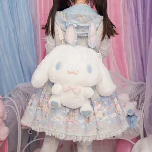 Kawaii Cinnamoroll Dog 2 Way Plush Bag