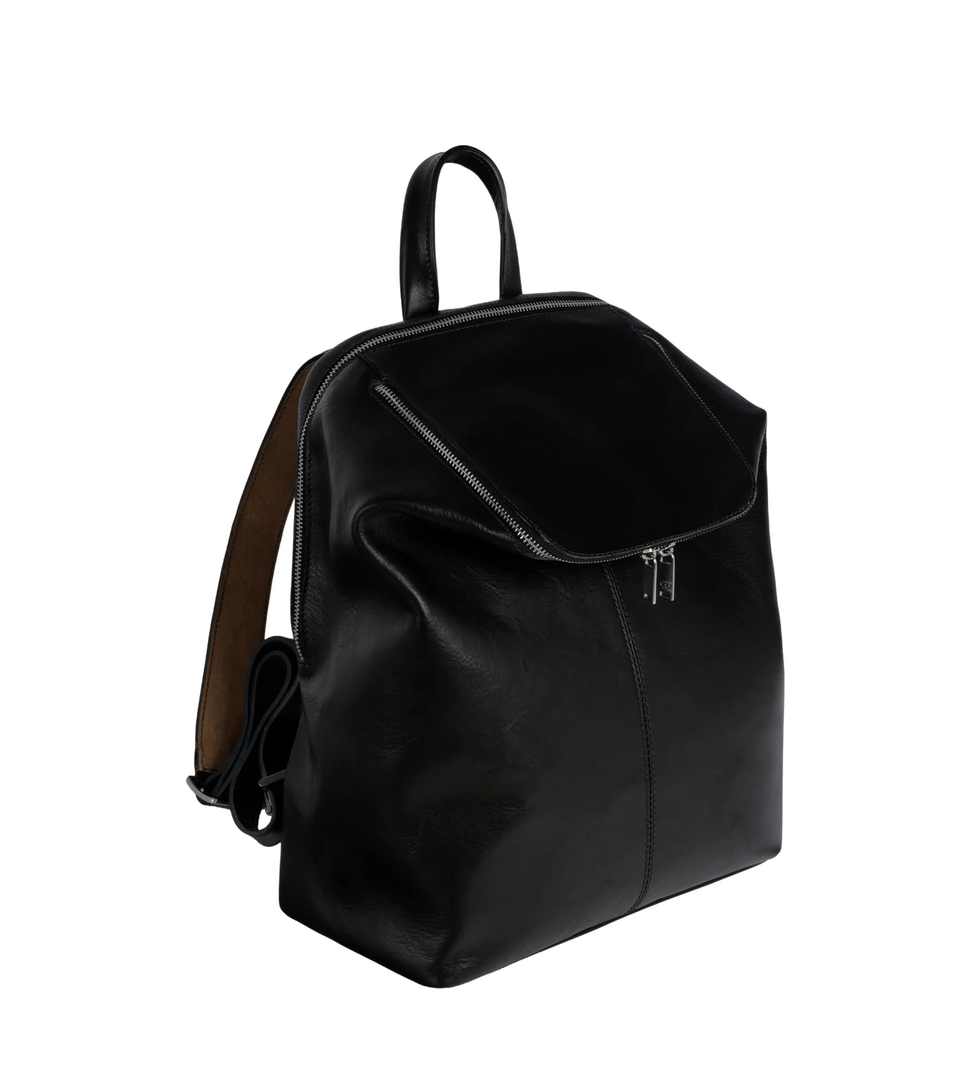 Leather Backpack - A Bend in the River