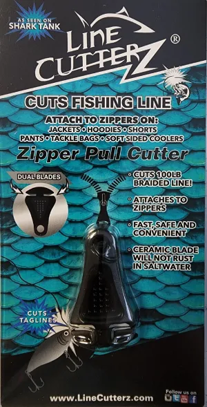 Line Cutterz Tackle Addict Zipper Pull Cutter
