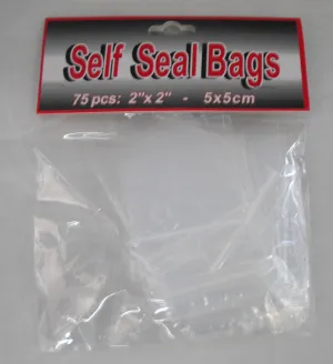 Self Seal Bags 5cm x 5cm 75 Pieces