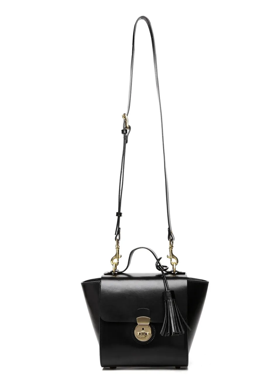 Vive Classic Top Handle Satchel - Black